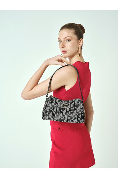 Pierre Cardin Geantă neagră de umăr pentru femei 05PO25Y2036