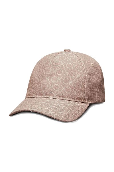 Calvin Klein Jacquard Hat with Adjustable Back K60K 612871 Pai Hat K60K 612871   Pai