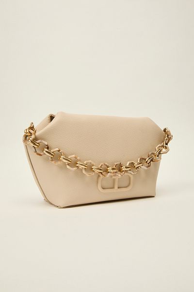 Ted Baker Dot Printed Chain Strap Leather Clutch