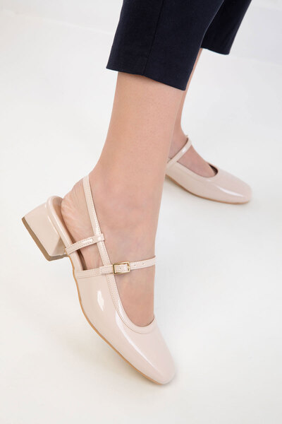 SOHO 20486 Skin Patent Leather Women's Classic Heeled Shoes