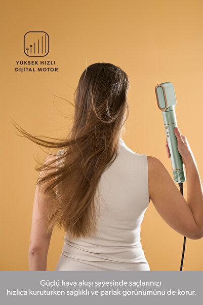 HOMEND Hair Drying and Styling Set - Hairmony 4606H Aqua Green