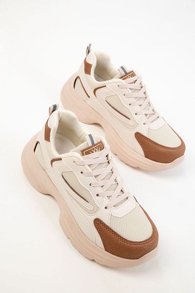 SOHO Beige-Tan-Y Damen-Sneaker 18802