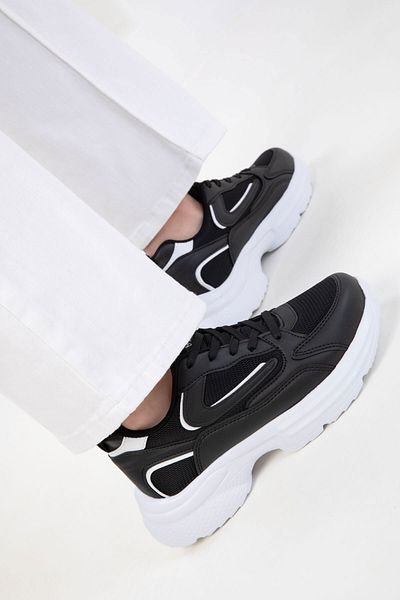 SOHO Black-White-Y Women's Sneaker 18802