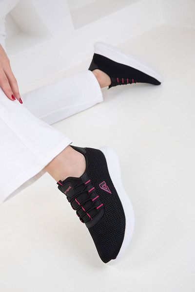 SOHO Black-Fuchsia Women's Sneaker 20514