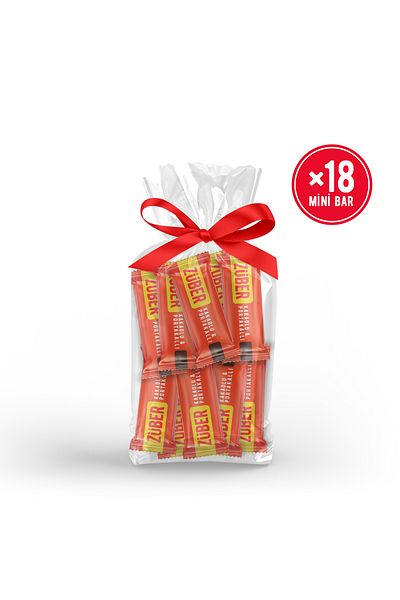 Züber Cocoa Orange Mini Fruit Bar Pack 20Gr X 18 Pieces