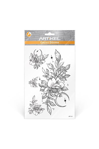 Artikel Flowers Geçici Dövme