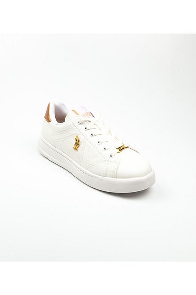 U.S. Polo Assn. U.S. Polo. Assn 101038412 Extra White Women's Sneaker Shoes White-36