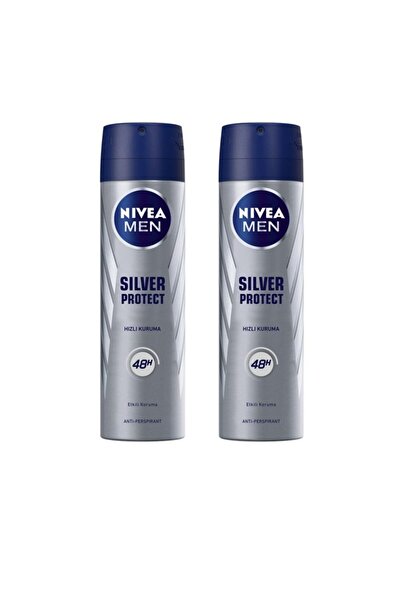 NIVEA Nıvea Men Sılver Protect 150ml X2 Adet