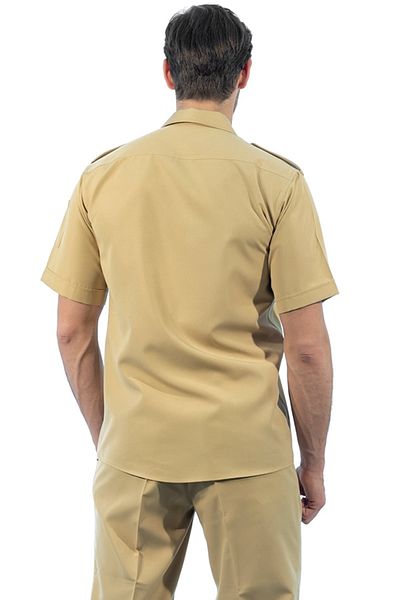 Şensel Sailor Shirt, Beige -122E311- Captain Shirt, Work Shirt
