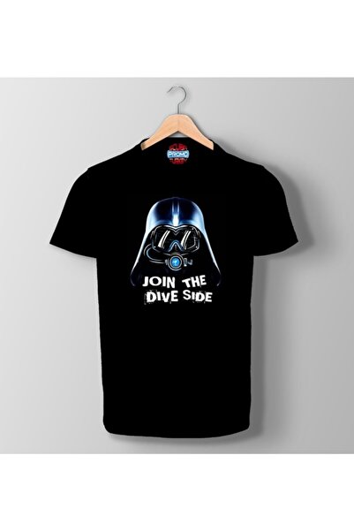 SCUBAPROMO Λευκό μπλουζάκι με στάμπα Joın The Dive Side
