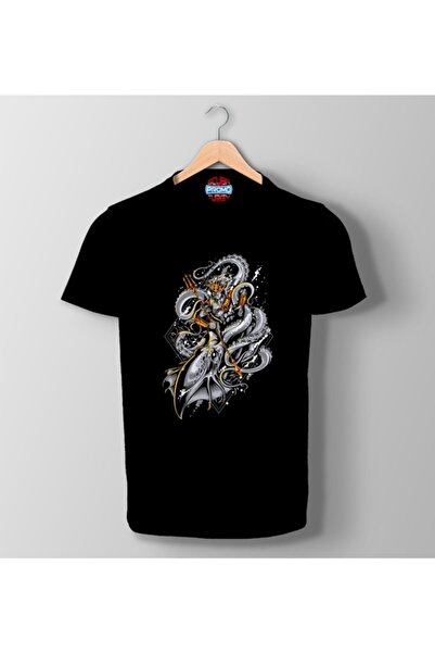 SCUBAPROMO Pseodion Octopus War t-shirt sa crnim printom