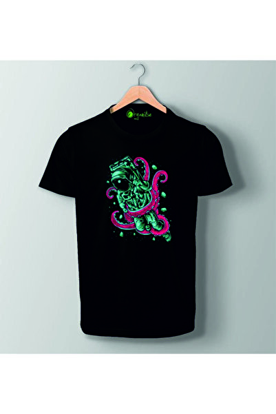 SCUBAPROMO Organikse Astronaut Octopus majica sa printom, unisex