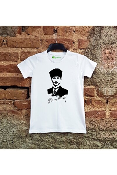 SCUBAPROMO Gazi Mustafa Kemal Dječja crna unisex majica sa printom