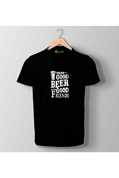 SCUBAPROMO Organikse Dobra Piva Dobri Prijatelji T-shirt sa štampanjem Unisex