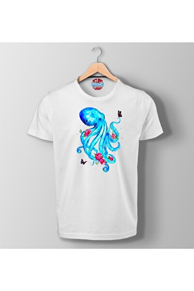 SCUBAPROMO Majica kratkih rukava sa crnim printom "My Love Octopus"
