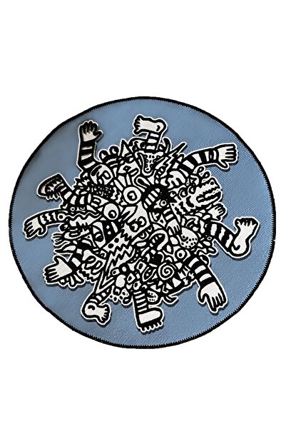 Rugs Modern Halı Mira 851 Desenli Mavi Halı