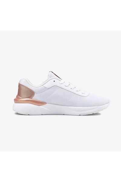 Puma حذاء رياضي نسائي باللون الأبيض من Rose Metallic Pop 381080 -03