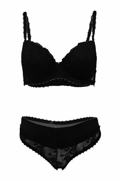 Le Jardin Set Sutien Push-up Elianor 5200 | Negru