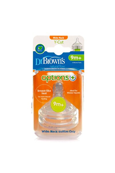 Dr.Brown's Y Cut Wide Mouth - Bottle Pacifier 9 months+ Options