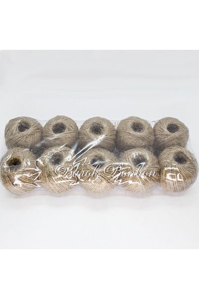 BarokBonbon Jute Thread - Twine Thread 10 Pieces
