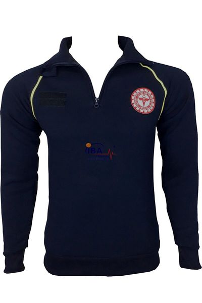 İBA MEDİKAL Nou 112 bleumarin cu fermoar Swith (maneca raglan)
