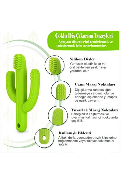 Weego Ağaç Modelli Emziğe Takılır Diş Kaşıyıcı Pembe 0-12 Ay