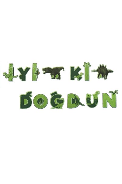 Parti dolabı Vahşi Jurassik Park Iyi Ki Doğdun Yazısı