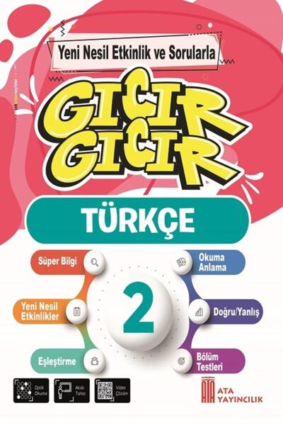 Ata Yayıncılık 2. Sınıf Gıcır Gıcır Türkçe-2022 Yeni Baskı