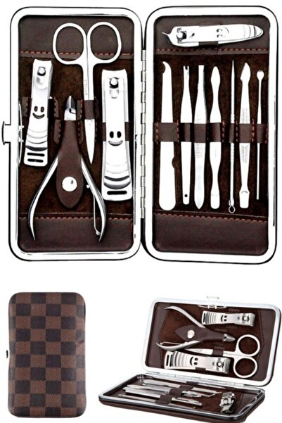 FırsatVar Çantalı El Ayak Tırnak Bakım Manikür Pedikür Takımı Tırnak Makası Seti