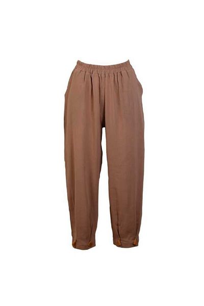 ZELİCE TASARIM Milky Brown Summer Trousers Pnt02