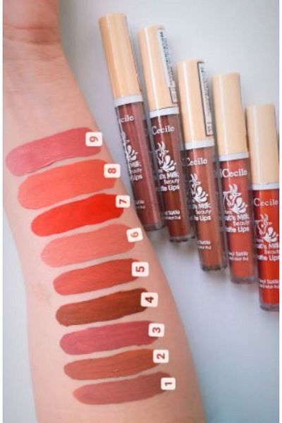 Cecile Nature Goat's Milk Beauty Liquid Lipstick 03