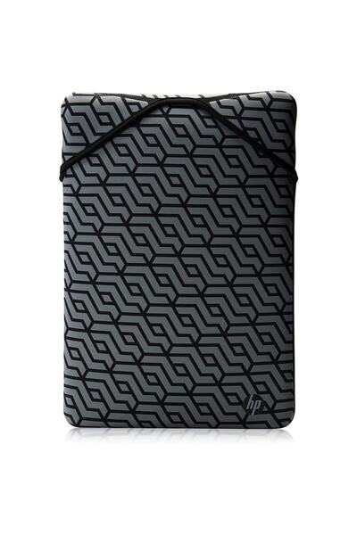 HP 15.6" Neopren Çift Taraflı Dizüstü Bilgisayar Ve Notebook Kılıfı, Geometrik&siyah Desen, 2f2l0aa