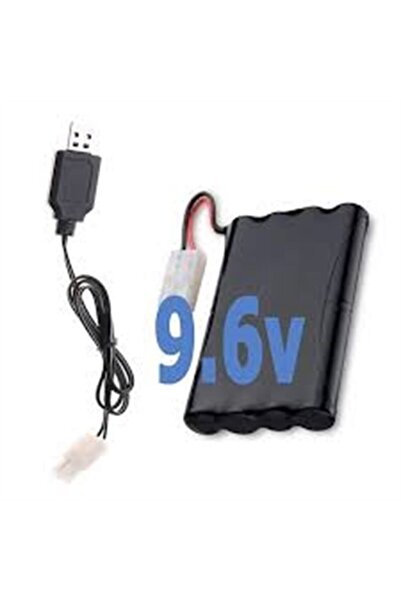 TNL Bataryapil 9.6v 1100mah Tamiya Soketli Pil Ve Usb Şarj Cihazı