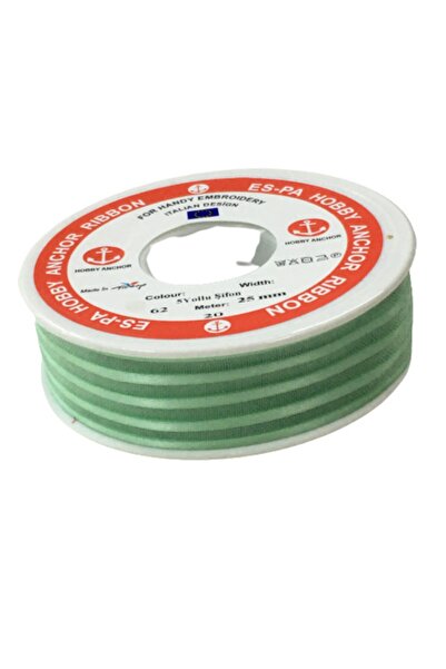 EleganTShoP Panglică din șifon cu 5 căi, 25 mm