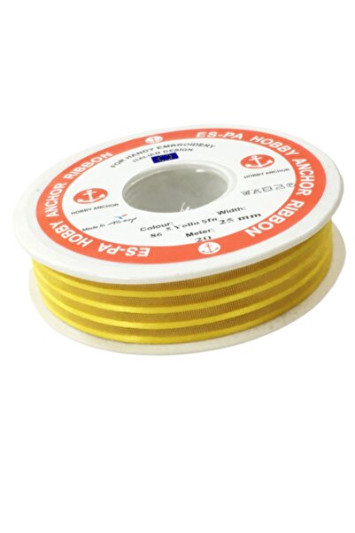 EleganTShoP Panglică din șifon cu 5 căi, 25 mm