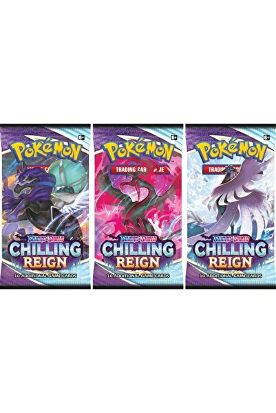Pokemon Kardı Sword&shield Chilling Reign 3'lü Paket