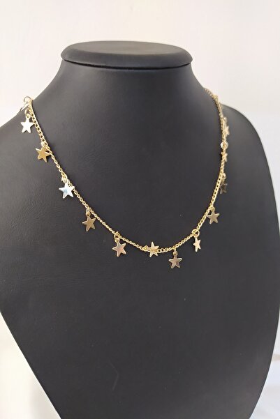 KOBA Altın Kaplama Yıldızlı Şans Kolyesi