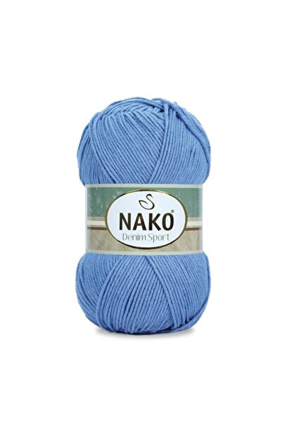 NAKO 5 τεμάχια Denim Sport 3442 Νήματα πλεξίματος στο χέρι 100 γρ.