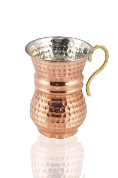 Tiesa Home Copper Hand Tattooed Mug Water Ayran Glass Single