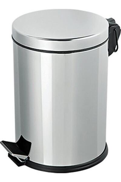 Genel Markalar Pedallı Paslanmaz Çelik Çöp Kovası 5 Lt | Metal Çöp Kovası Ped...