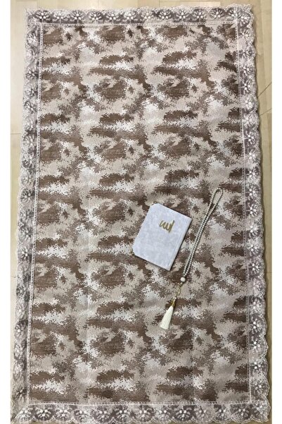 Lamazihome 3 Parça Çeyizlik Seccade Seti Seccade Takımı