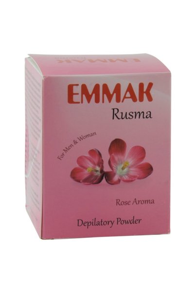 Emmak 80g Rusma Rose Flavored Hair Removal Hammamot Powder