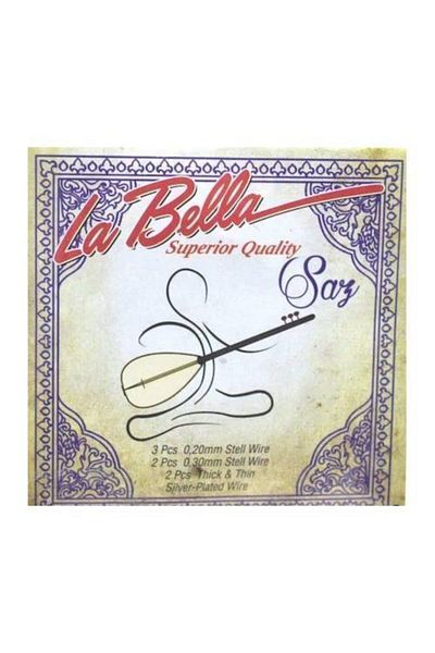 Labella سلك La Bella Lbh-20 ذو المقبض الطويل - مجموعة أسلاك ربط طويلة 0.20