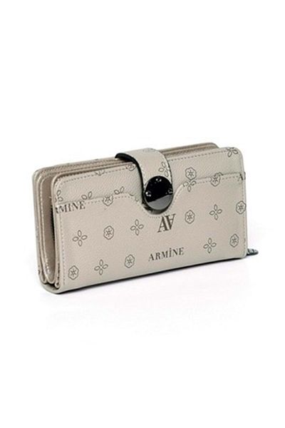 Armine C 04 Printed Women's Wallet Card Holder - Mink - Single Size