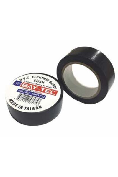 Baytec Bay-tec Pvc Elektrik Bandı Izole Bant 1 Adet Siyah