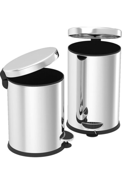 Genel Markalar Fırsat Ayı Paslanmaz Çelik (krom) Pedallı Çöp Kovası 3 Lt