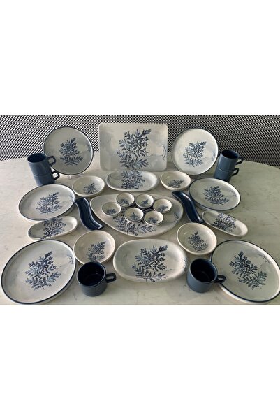 Keramika 30 Parça Blue Magic Kahvaltı Takımı