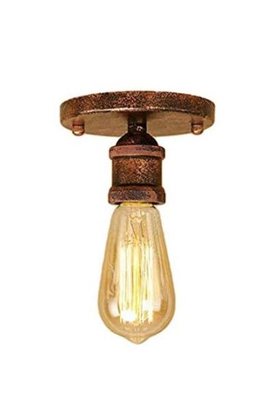 demet habek mylights Copper Antique Patinaed Ceiling Chandelier Sconce Fixture Antique Copper Width 10cm Height 10 Cm