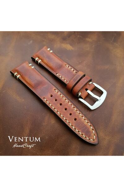 Ventum كرافت 18 ملم موديل تان عتيق مصنوع يدويًا من الجلد