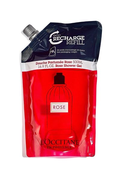 L'Occitane Rose Shower Gel Ecological & Economical Refill - Rose Shower Gel Refill 500 Ml